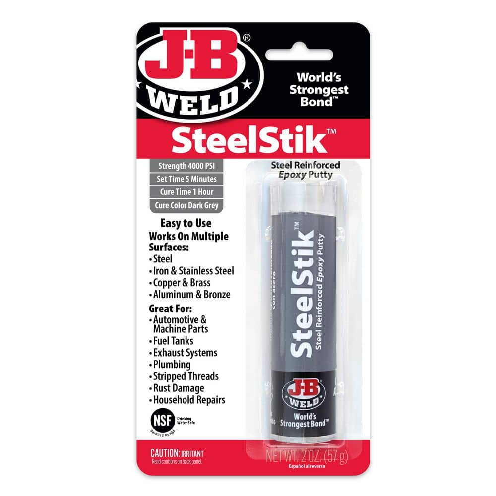 J-B Weld 2 oz. SteelStik Epoxy 8267 - The Home Depot