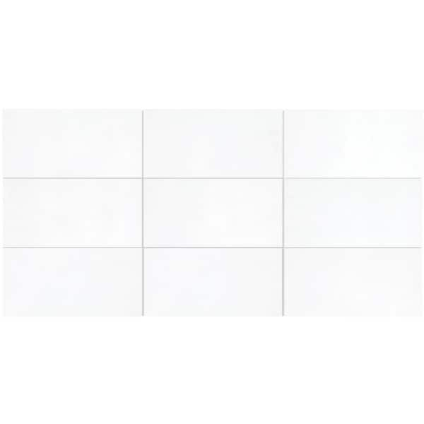 MSI Alexandra White 12 in. x 24 in. Matte Porcelain Marble Look Floor and  Wall Tile (2 sq. ft./Each) NHDALEX12X24 - The Home Depot