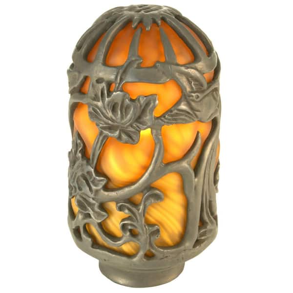 Castle 5 in Amber Colorful Glass Novelty Universal Shade with no fitter
