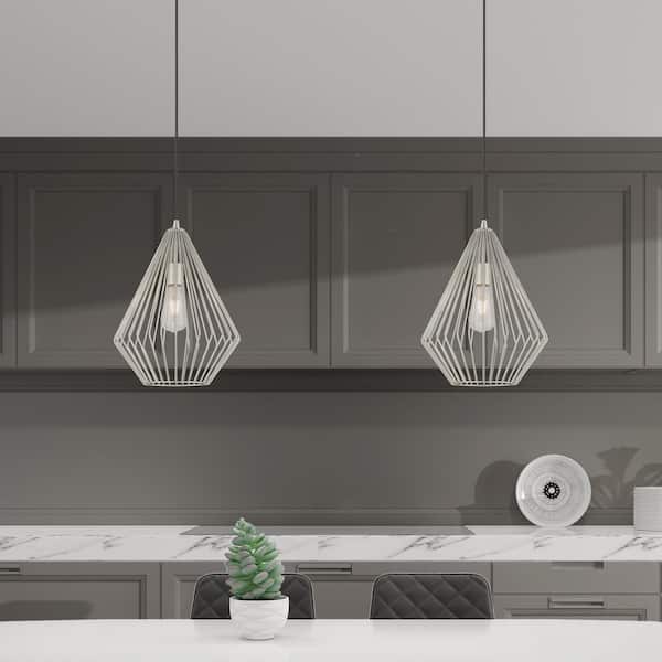 ニンナ　チルク YANSUN 1-Light Pendant Light with 14-Inch Flared Cone Shade