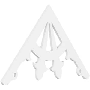 1 in. x 48 in. x 28 in. (14/12) Pitch Riley Gable Pediment Architectural Grade PVC Moulding