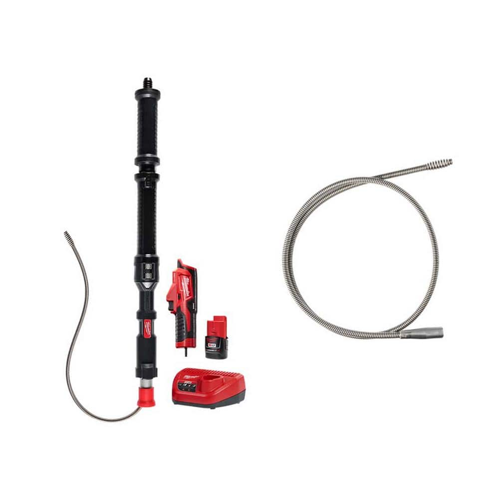 Milwaukee M12 Trap Snake 12V Lithium-Ion Cordless 4 ft. Urinal Auger ...