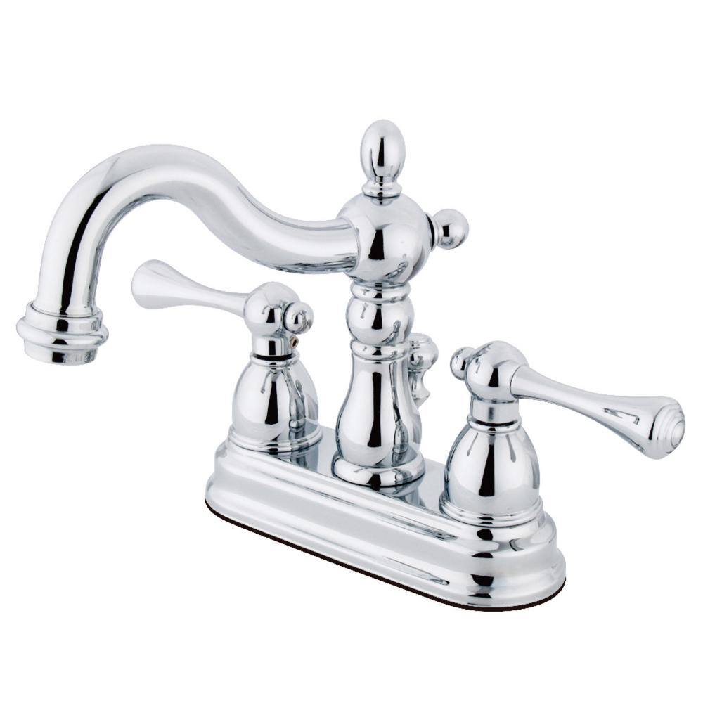 Heritage 4 in. Centerset 2-Handle Bathroom Faucet in Chrome price history on PriceWatchPro