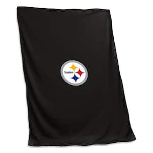 Pittsburgh Steelers Black Polyester Sweatshirt Blanket