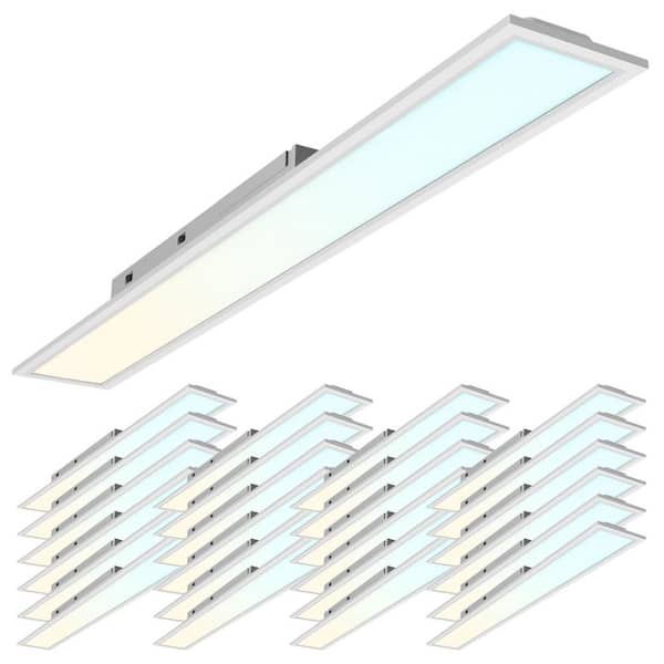 6x4 ft. Integrated LED Recessed Backlit Panel 18W/28W/40W, 4CCT, Up to 4400 Lumens, 0-10V Dimmable UL Listed 24 Pack