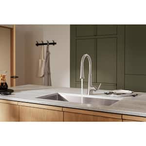 Tone Single Handle Touchless Pull Down Sprayer Kitchen Faucet in Vibrant Stainless