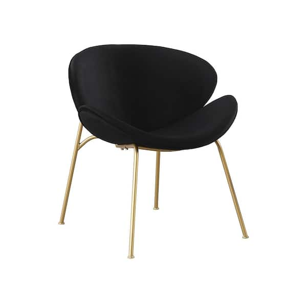 Black velvet 2025 side chair