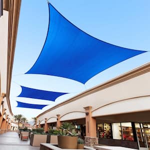 Details about   LyShade 16'5" x 16'5" x 22'11" Right Triangle Sun Shade Sail Canopy Cadet Blue 