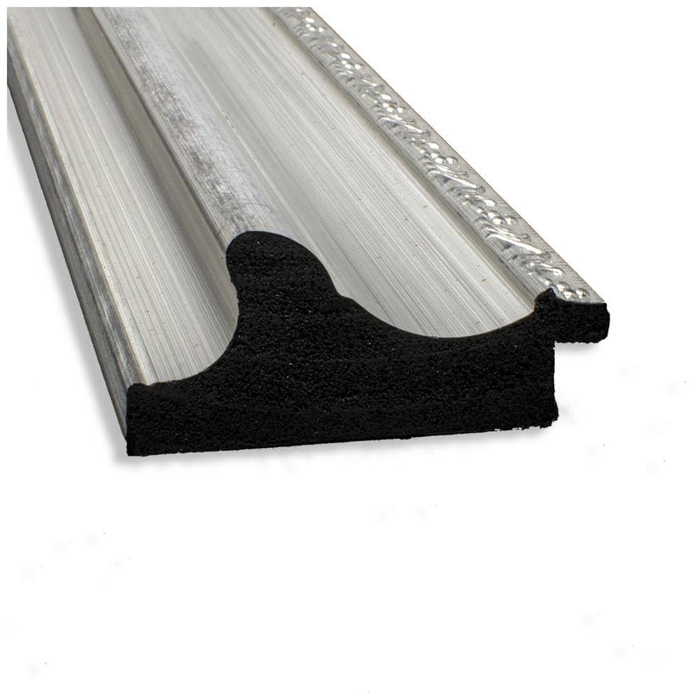 Parlor Silver Rectangular Beveled Bathroom Vanity Mirror