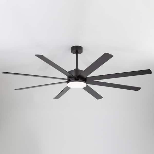 Flashwind 72 in. Integrated LED Ceiling Fan with Light Kit and