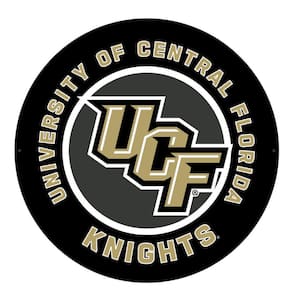University of Central Florida Round 23 in. Plug-in LED Lighted Sign