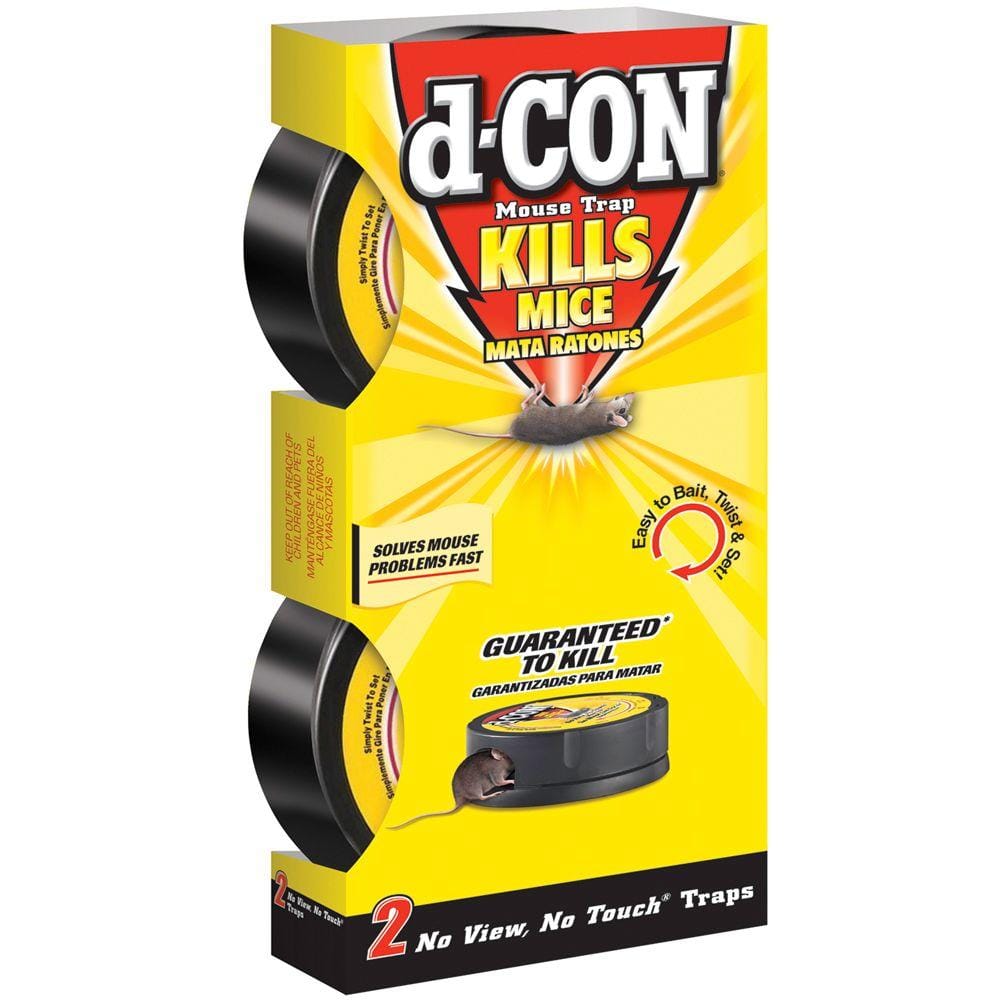 D-Con Mouse Trap No View No Touch - 1 ct pkg