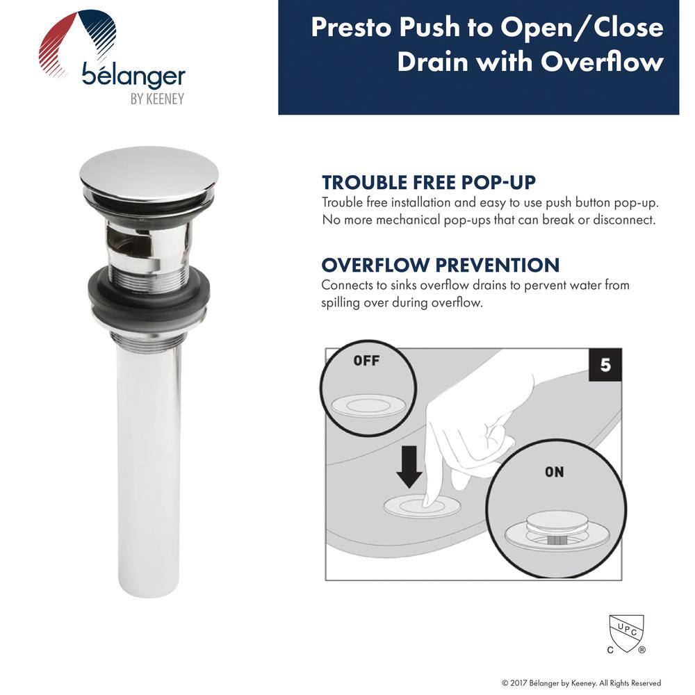 Quadrato Polished Chrome Widespread Dual Handle Bathroom Faucet