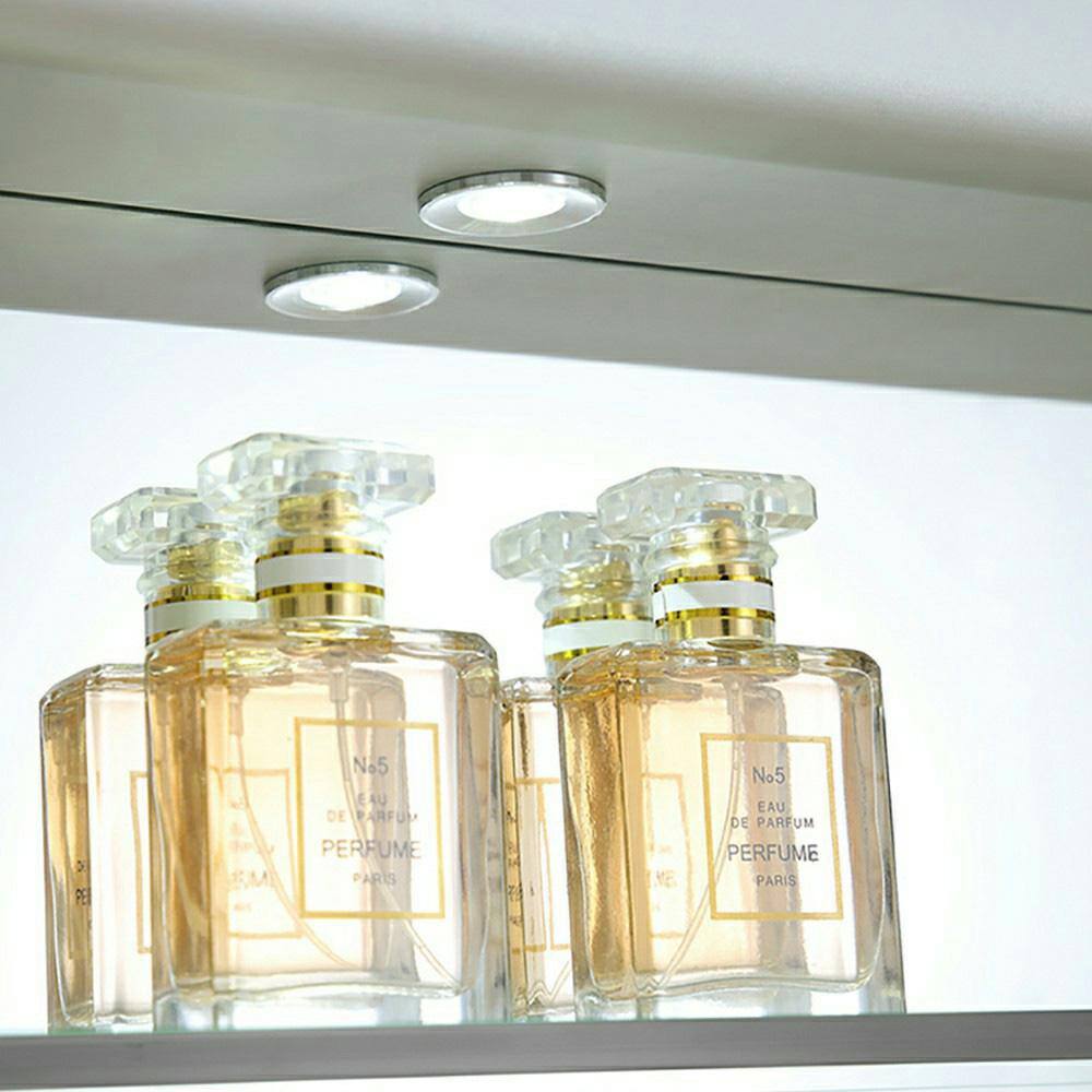 Mirrored Frameless LED Lighted Medicine Cabinet with Defogger