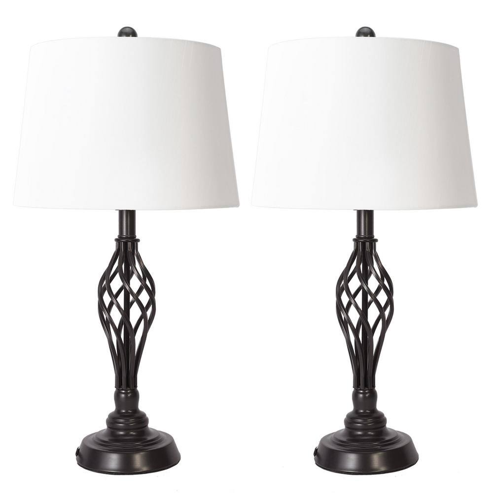 Oil Rubbed Bronze Table Lamp With, Table Lamp Oil Rubbed Bronze