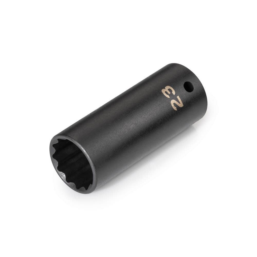 TEKTON 1/2 in. Drive x 23 mm Deep 12-Point Impact Socket