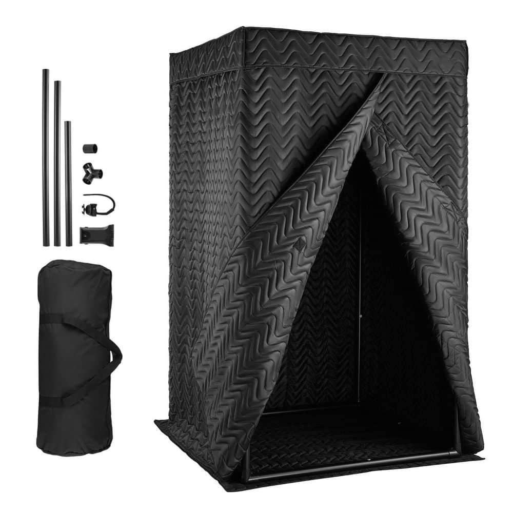 Portable Vocal Booth 6. 56 ft. Height Pro-Grade Recording Studio with Travel Bag Mobile Tablet Stand Soundproofing price history on PriceWatchPro