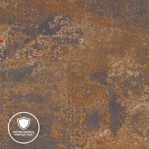 8 in. x 10 in. Laminate Sheet Sample in Milwaukee Jct. Rust with Virtual Design Antique Finish