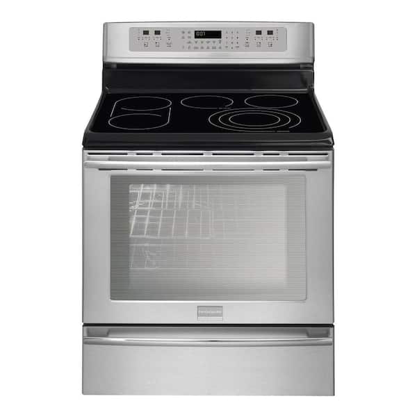 Frigidaire Professional 30 in. 6.0 cu. ft. Electric Range with Self-Cleaning Convection Oven in Stainless Steel