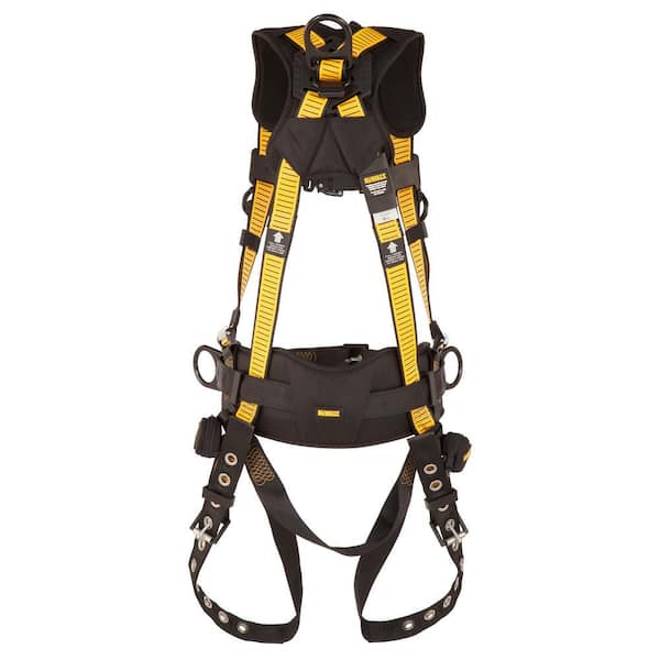 DEWALT D3000 Vest Style, with Belt, 5-Point, Back and Side D-Rings