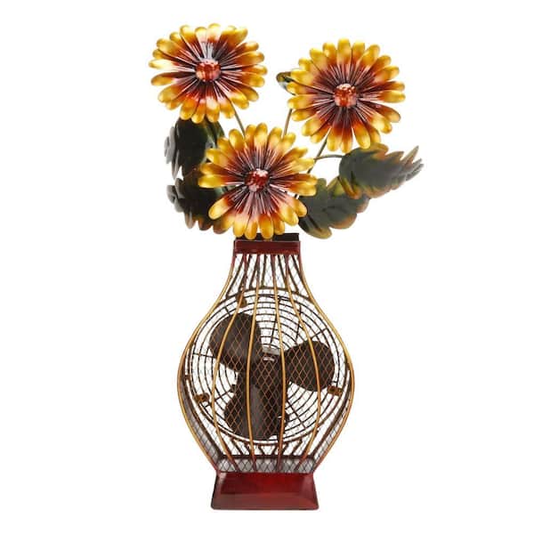 Deco Breeze 7 in. Figurine Fan-Flower Vase