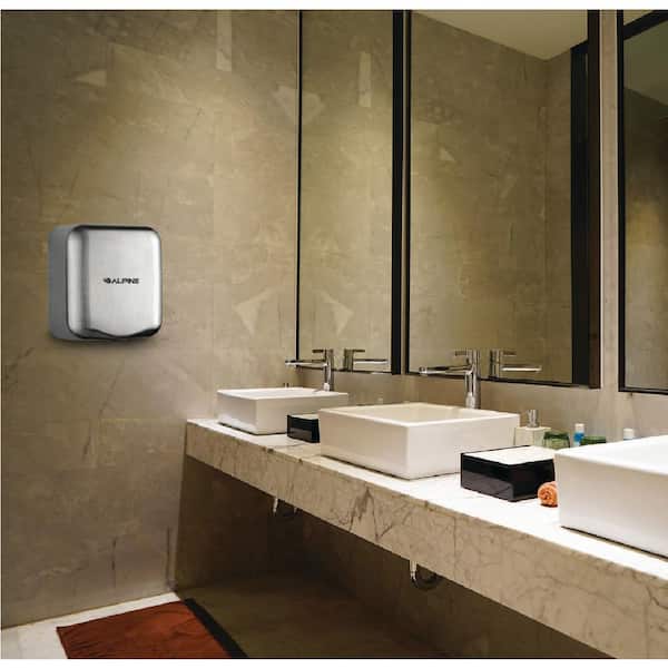 Brushed stainless steel high speed hand dryer 