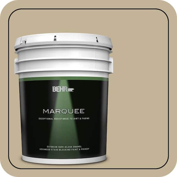 BEHR MARQUEE 5 gal. #ECC-21-2 Palisade Semi-Gloss Enamel Exterior Paint & Primer