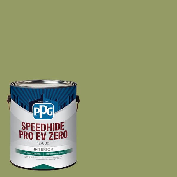 PPG SPEEDHIDE Pro-EV Zero 1 gal. PPG11-14 Leafy Romaine Eggshell Interior Paint