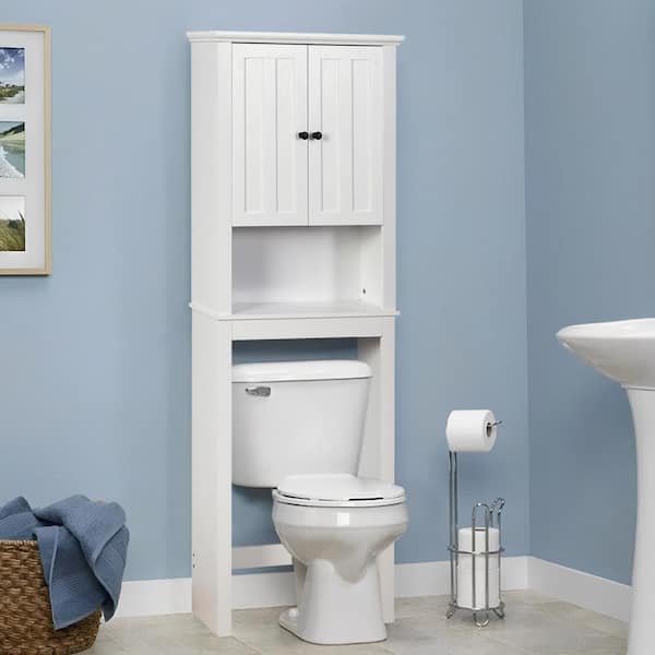 Nestfair 23.62 in. W x 11.8 in. D x 39.57 in. H White Bathroom