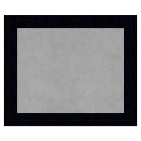Amanti Art Tribeca Black 24 in. x 20 in. Framed Magnetic Board