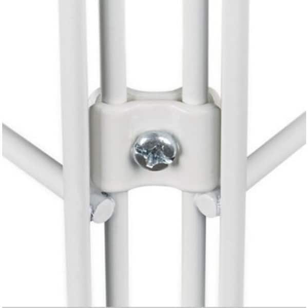 Only Hangers Grid Wall Joining Clips Connectors for Grid Panles White Color 25-Pieces