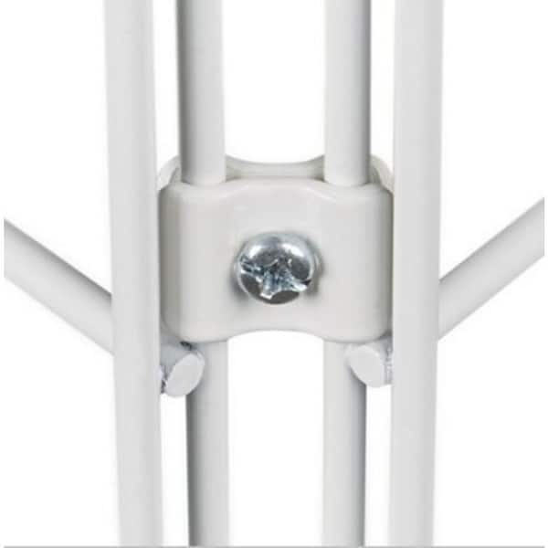 Only Hangers Grid Wall Joining Clips Connectors for Grid Panels White Color 50-Pieces