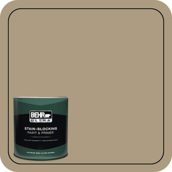 BEHR ULTRA 1 qt. #BNC-16 Winter Sage Semi-Gloss Enamel Exterior Paint & Primer