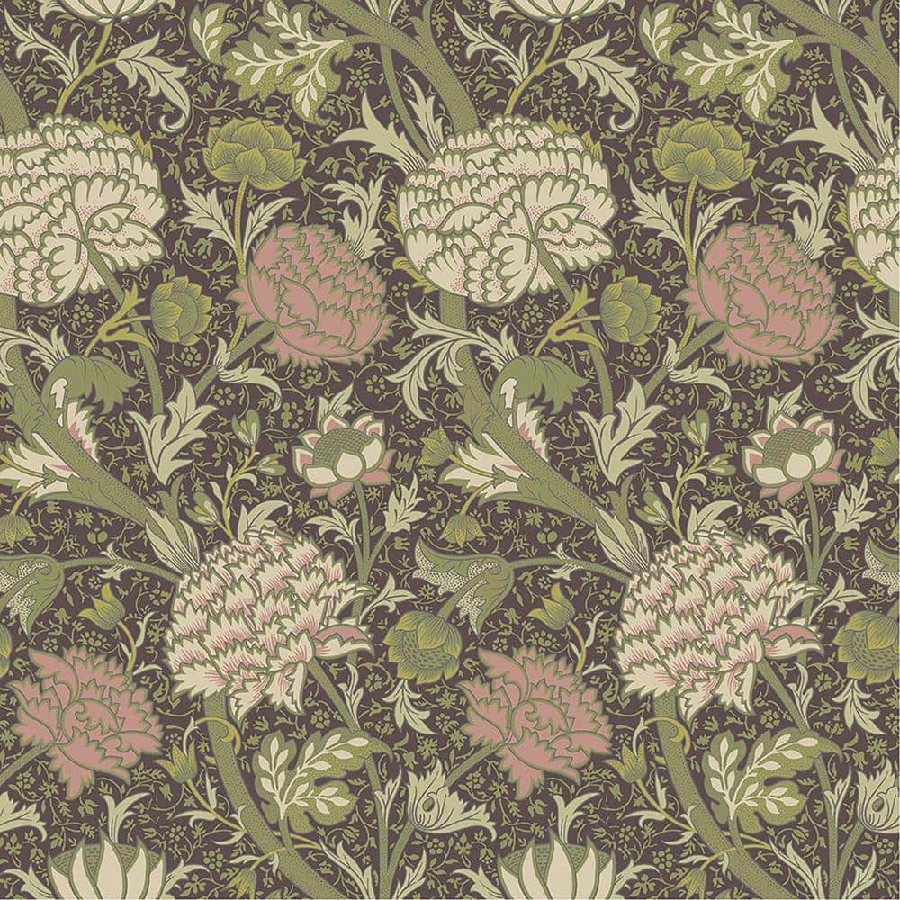 Cray Floral Trail Purple Non-Pasted Non Woven Wallpaper price history on PriceWatchPro
