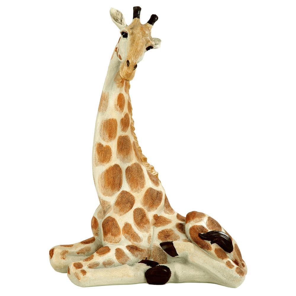 Design Toscano 20.5 in. H Zari the Resting Giraffe Statue EU1015
