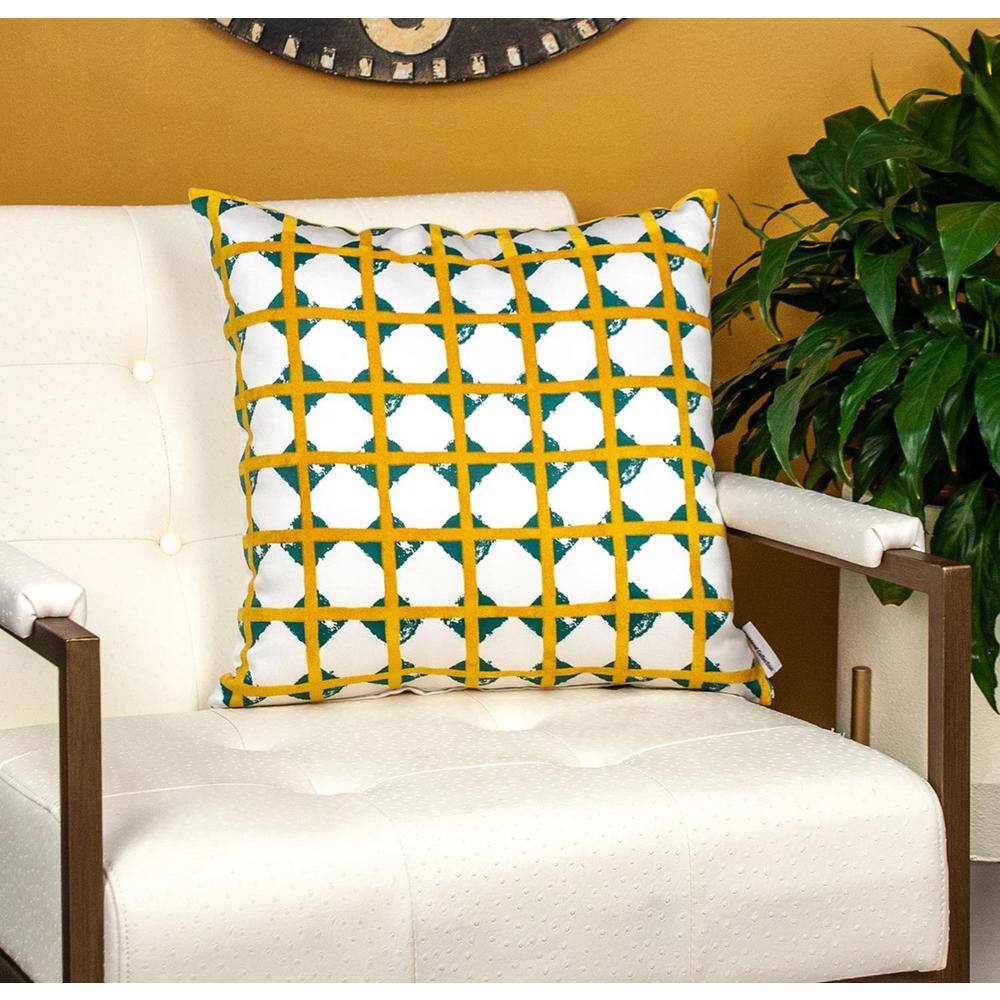 Gola Multicolor Cotton Throw Pillow