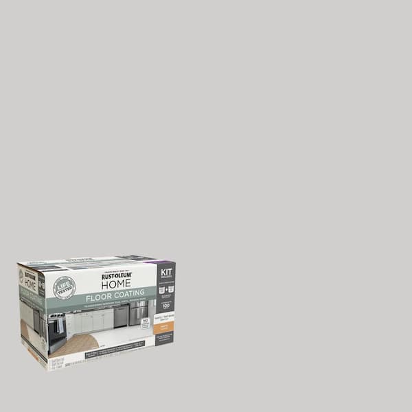 Rust-Oleum Home 1 qt. Coastal Fog Interior Floor Base Matte Clear Coating Kit
