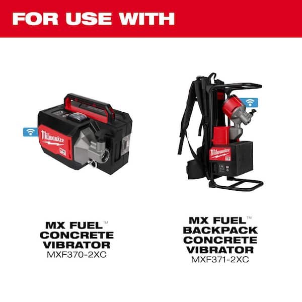 MX FUEL 1.25 in Short Concrete Vibrator Head