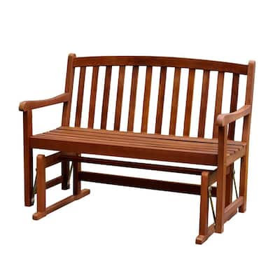 Wood Frame - Outdoor Gliders - Patio Chairs - The Home Depot