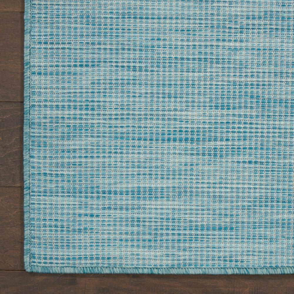Aqua Bliss 5' x 7' Reversible Synthetic Area Rug for Indoor/Outdoor