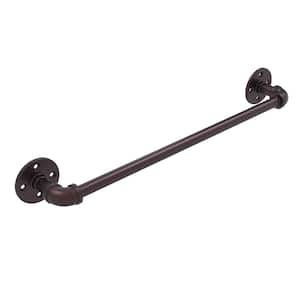 Pipeline Collection 30 in. Towel Bar in Antique Bronze