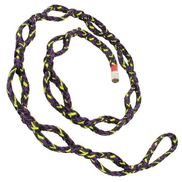 Streaked Ultra Sling 1/2 in. Sterling 12-Strand Hollow Braid 6 ft. Usable Length