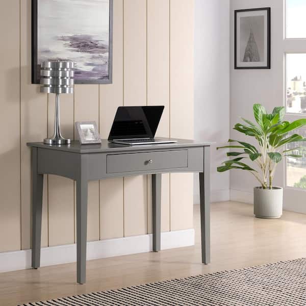 Shaker Cottage 40" W Rectangular Gray Wood Writing Desk