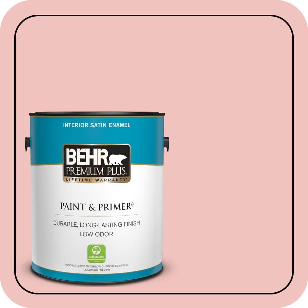 1 gal. #M160-2 Taffy Twist Satin Enamel Low Odor Interior Paint & Primer price history on PriceWatchPro