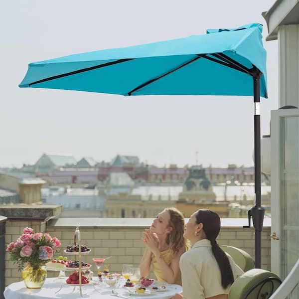 california umbrella 11 ft tahoe series aluminum market patio umbrella California Umbrella 11 ft. Black Aluminum Market Patio Umbrella with  Fiberglass Ribs Pulley Lift in Yellow Pacifica 194061327227