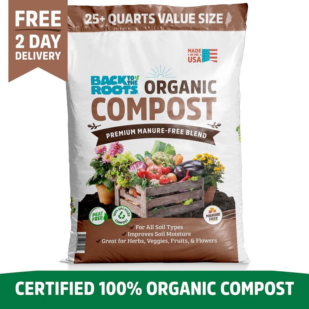 Back to the Roots Organic Compost Soil Amendment (1 cu. ft. Bag) 47096-DS