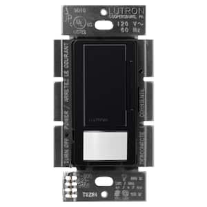 Maestro LED+ Motion Sensor/Dimmer Switch, 150W LED, Single Pole/Multi-Location, Black (MSCL-OP153M-BL)