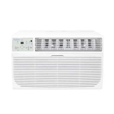 12,000 BTU (DOE) 230-Volt Through-the-Wall Air Conditioner Cools 550 sq. ft. with Remote Control in White