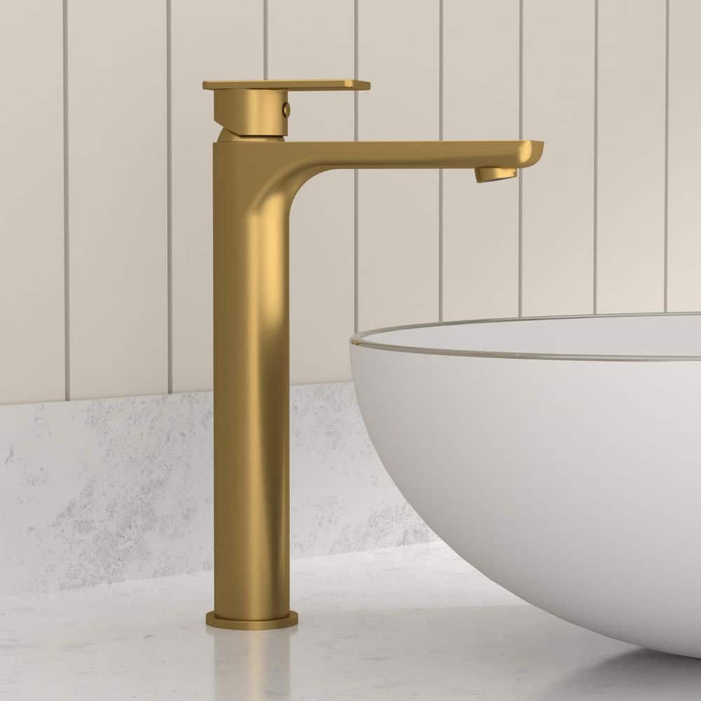 YAWWALK 12.4 in. Single Handle Single Hole Bathroom Faucet 1.2 GPM