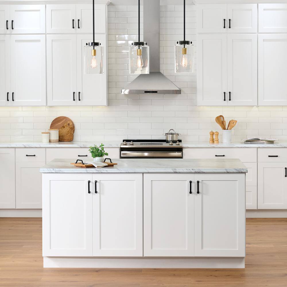 Alpine White Shaker 30" Plywood Wall Bridge Cabinet
